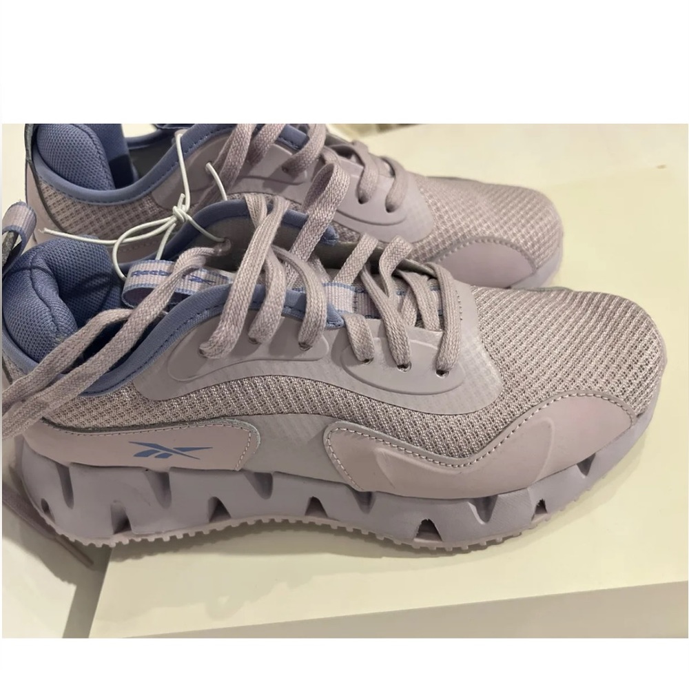Reebok Women’s Zig Dynamic Zigtech Running Shoes Sneakers Lilac Size 6.5